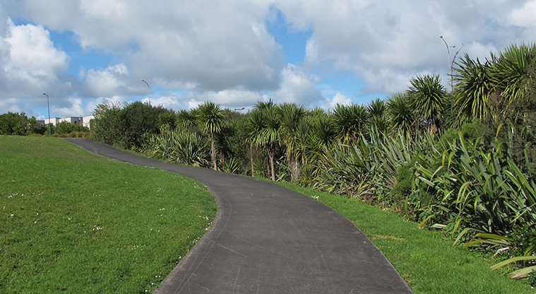Flat Bush Path - Typical section of the path.