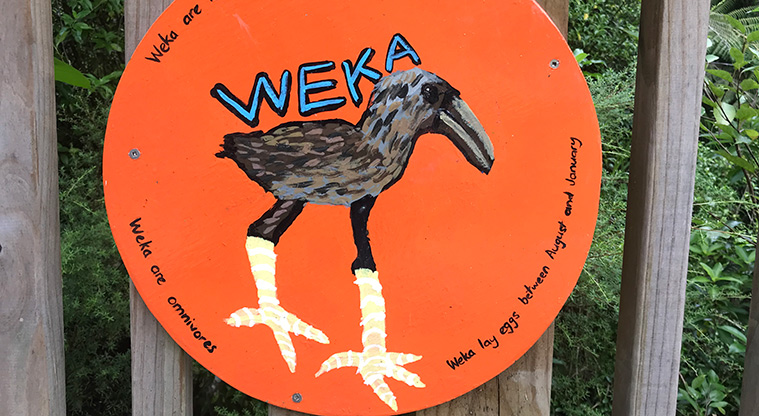 Te Ara Hono / Glen Eden to Kaurilands Path - Local artwork.