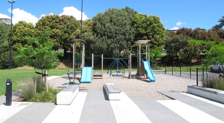 Glover Park Path - Playground at Glover Park.