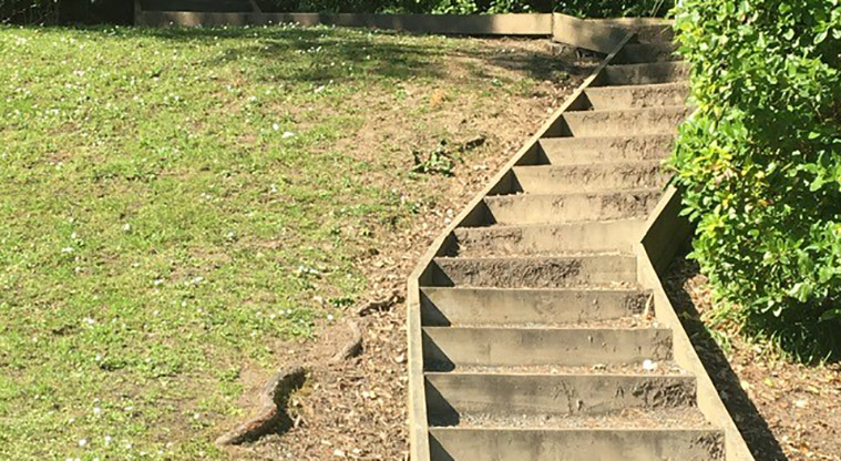 Te Ara o Tiriwa / Green Bay Path - Steps down to Green Bay beach.