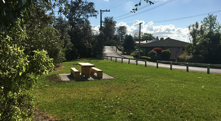 Te Ara o Tiriwa / Green Bay Path - Taunton Terrace picnic area.