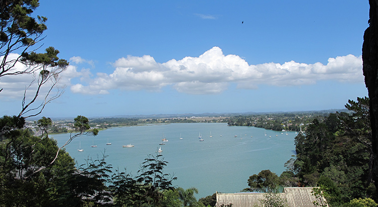 Greenhithe West Path - Great views over Upper Harbour.