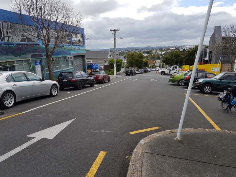 Grey Lynn to Pt Erin Path - Start of the path on the top of Grosvenor Road.