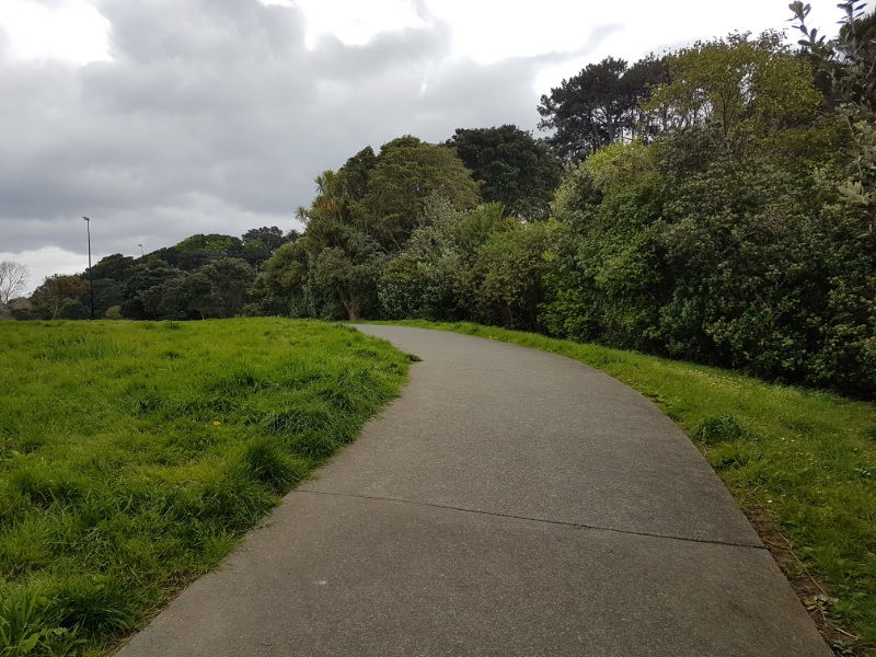Grey Lynn to Pt Erin Path - A sealed path section through Cox's Bay Reserve.