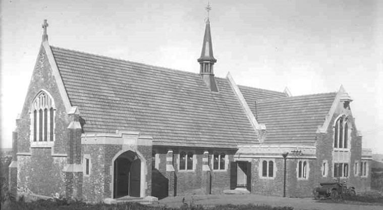 Grey Lynn Urban Ngahere Path – St Columba Church, Surrey Crescent in August 1931, Sir George Grey Special Collections, Auckland Libraries [4-3779].