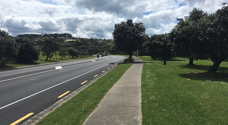 Gulf Harbour Path – Follow the footpath towards Regency Park Drive.