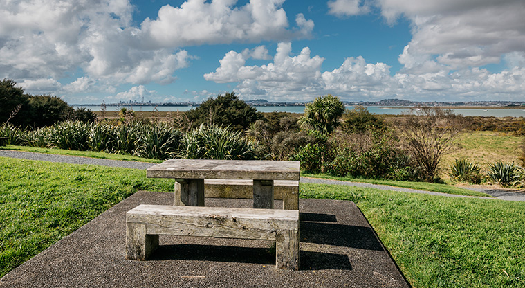 Harbourview - Orangihina Path - Picnic tables on the path offer places to stop and enjoy the sun.
