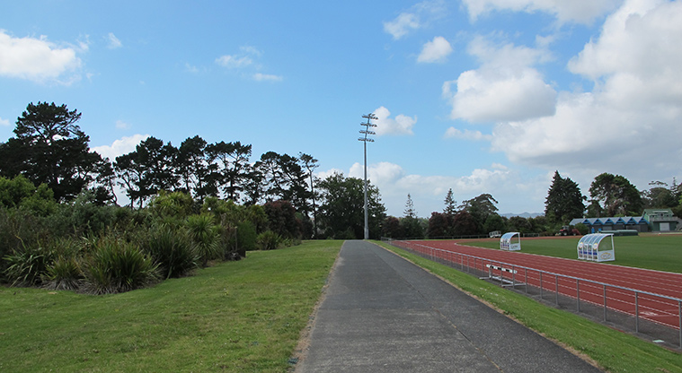 Henderson Loop Path - Path alongside Trust Stadium athletic park.