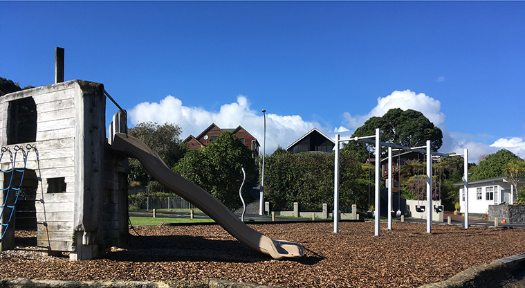 Herald Island Path - Playground at Christmas Beach.