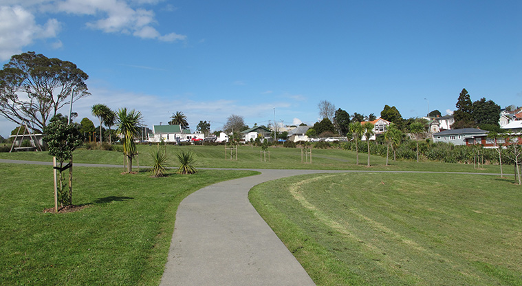Heron Park Path - A typical section of the path.