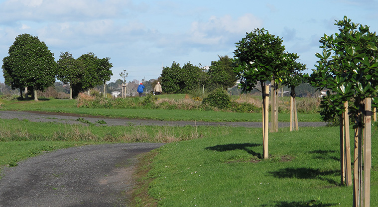 Highbrook Path - A typical section of the gravel path.