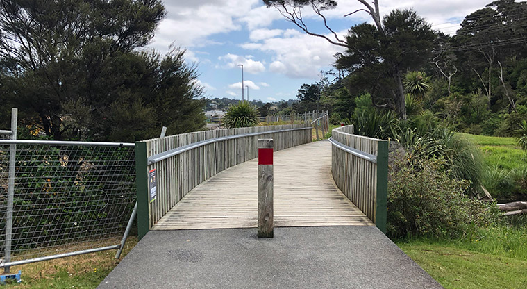 Hooton Reserve Path - Second bridge.