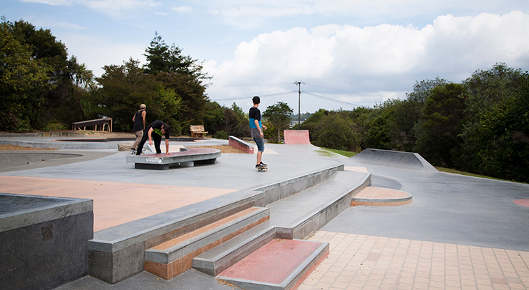 Hooton Reserve Path - Skate park.