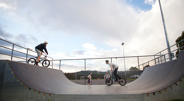 Huapai Reserve Path - Skate ramp for skate boards and BMX bikes