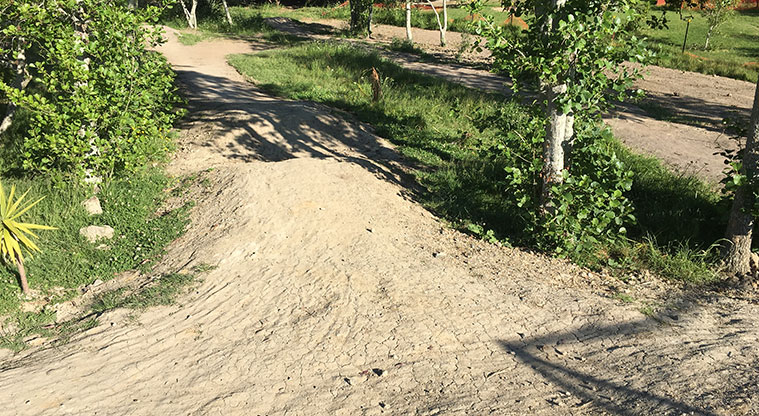 Huapai School Path - Small pump track.