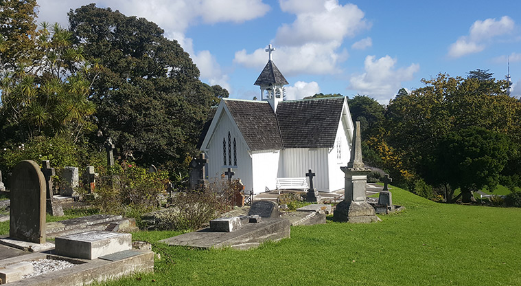 Te Ara o Taurarua / Judges Bay Path - The historic St Stephens Church was built in 1857 and is one of Auckland’s first Anglican churches.