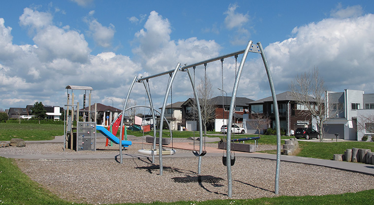 Karaka Path - Playground at Kaakaho / Milano Reserve.