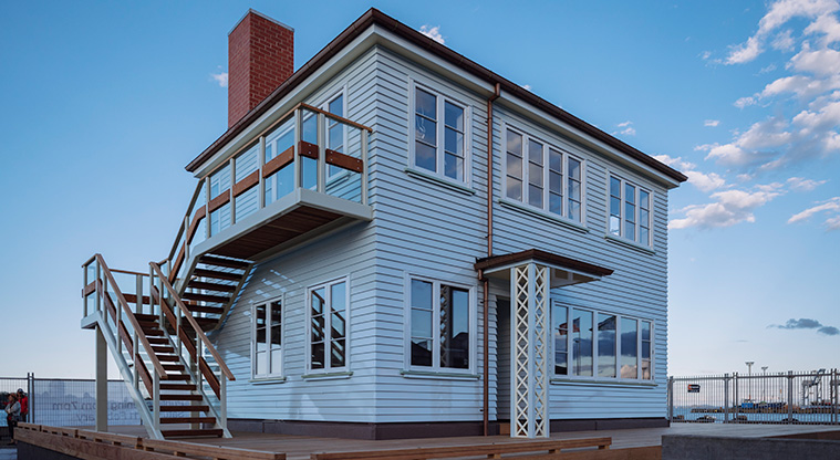 The Lighthouse: Tū Whenua-a-Kura 2017, Michael Parekowhai Gifted to the people of Auckland by Barfoot & Thompson Limited and supported by anonymous donors; Auckland Council Art Collection Photo credit: David St George.