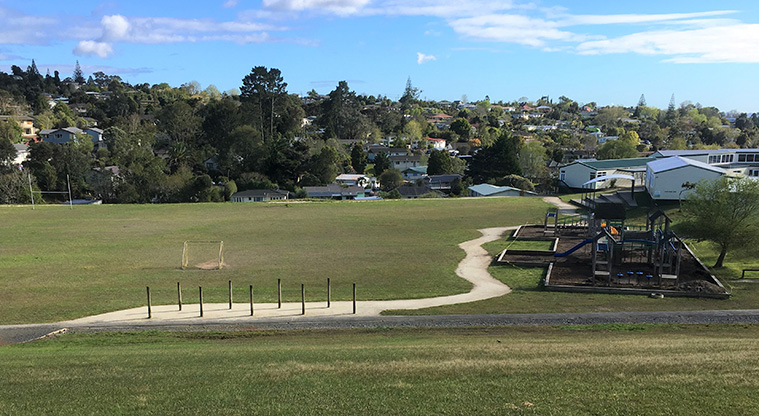 Konini School Path - Sandstone around school fields