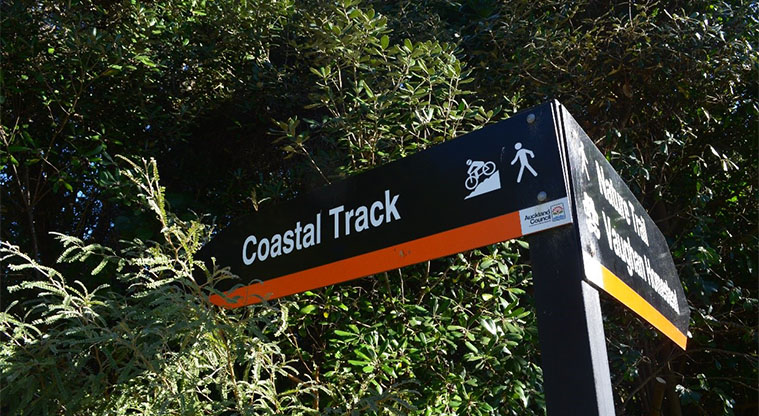 Long Bay Path - Signage around the park providing direction and information.