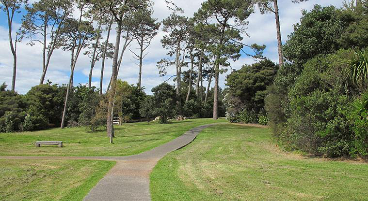 Luckens Reserve Path - Start of the path.