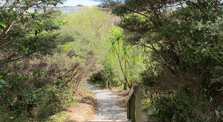 Macleans Path - There are a few steps and the path is gravel