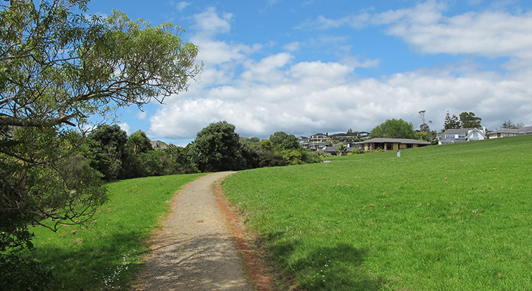 Macleans Path - Last section of path connecting back with playground