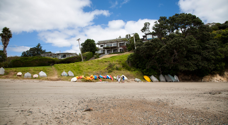 McKenzie Reserve Path - Sandy Bay is a nice swimming beach and a popular boat launching site.