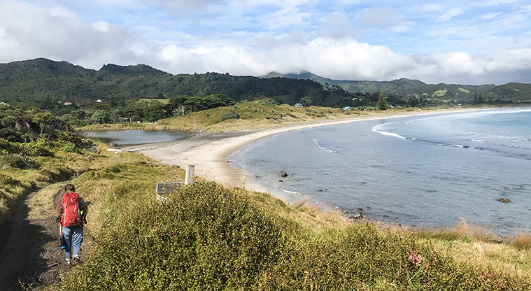 Medlands Beach Path - The river mouth at Shark Alley is usually dry – after heavy rain this crossing can’t be made.