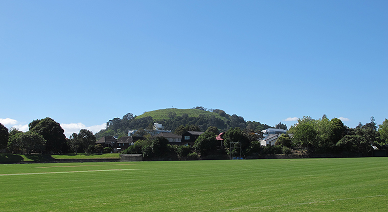 Melville Park Path - Views to Maungawhau – Mt Eden.