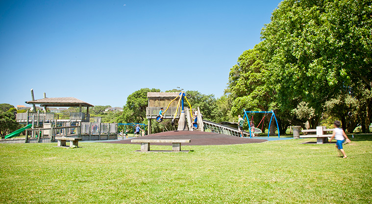 Mission Bay to Wynyard Quarter Path - The playground at Orakei Domain.