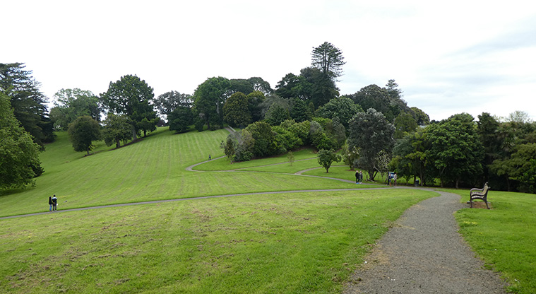 Monte Cecilia Path - The path takes you though formal landscapes.