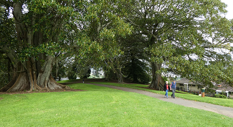 Monte Cecilia Path - A section of the path on the east of the park.