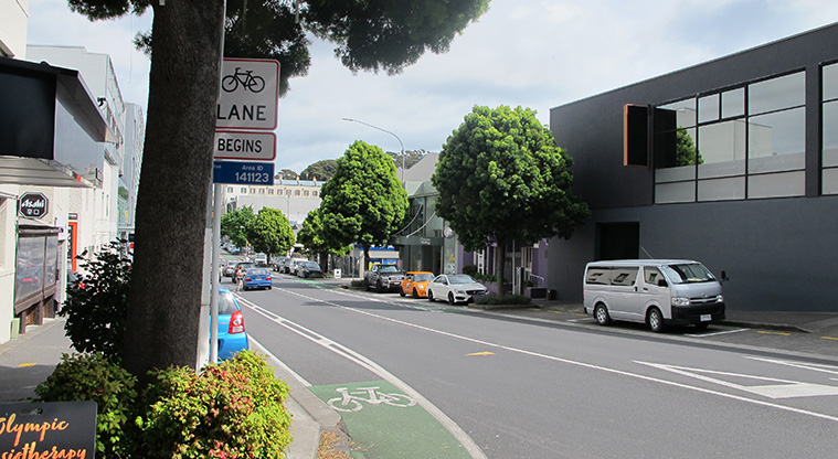 Newmarket to Ferry Terminal Path - Start on the cycle way at Newmarket end of Carlton Gore Road.