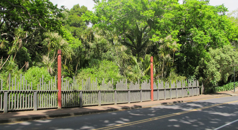Newmarket to Ferry Terminal Path - Lower Domain Drive Bridge.