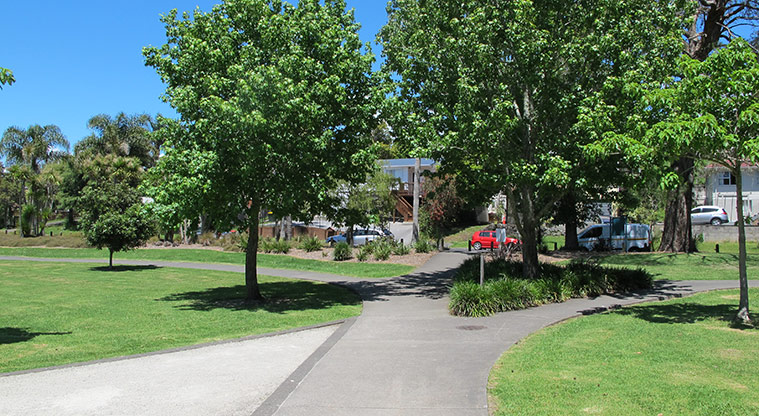 Normanton Reserve Path - There is a short path for circling around the playground.