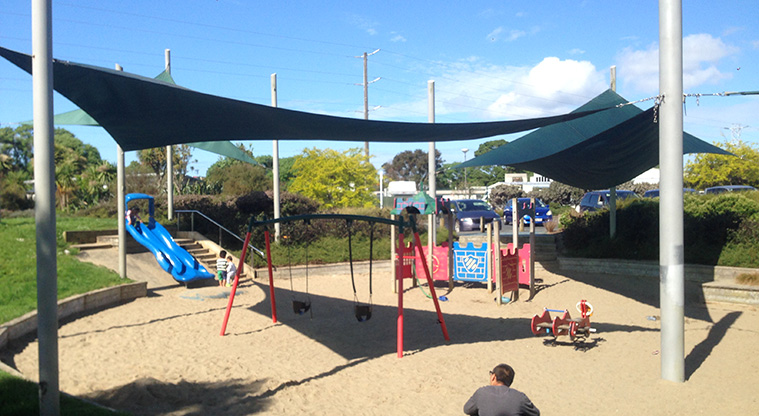 Olympic Park Path - The covered playground suitable for young children (Photo Credit: Ilai Manu).