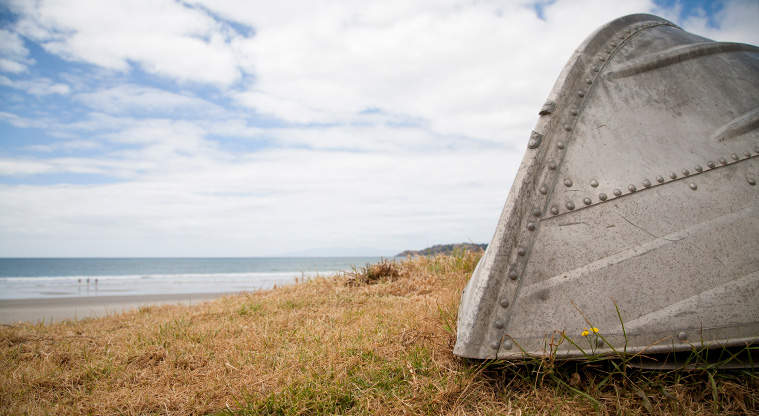 Onetangi Beach Path - The beach is a great place to exercise the ‘slow down, you’re here’ mantra.