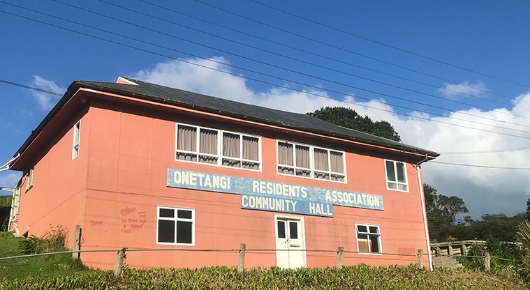 Onetangi Hidden Gems Path - The Onetangi Hall is a Waiheke institution.