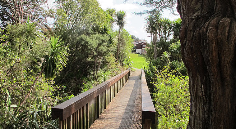 Opanuku Path - Connect over bridge to Vintage Drive.