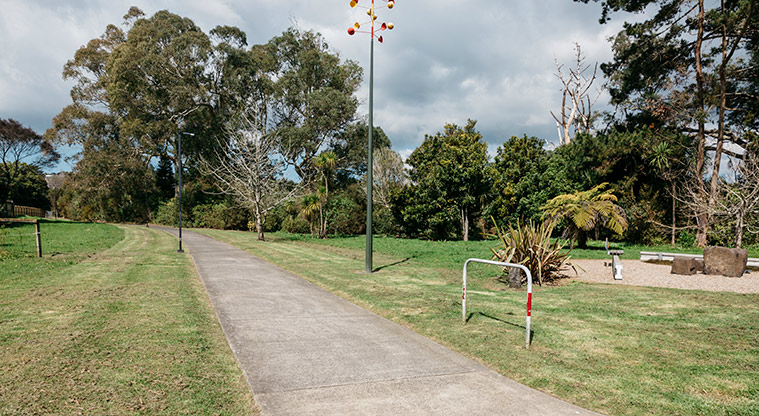 Oratia Stream Path - Path through park.
