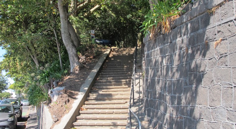 Ōhinerau / Mt Hobson Path - Stairs off Remuera Road which is another alternative access route.