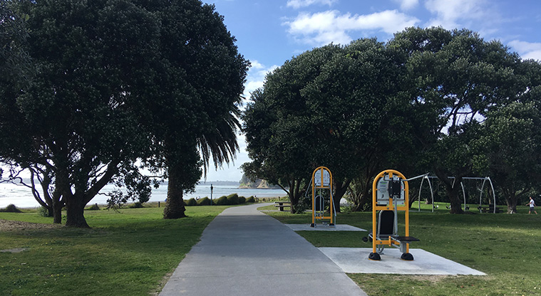 Ōrewa Beachfront Path - Lions’ free outdoor gym.