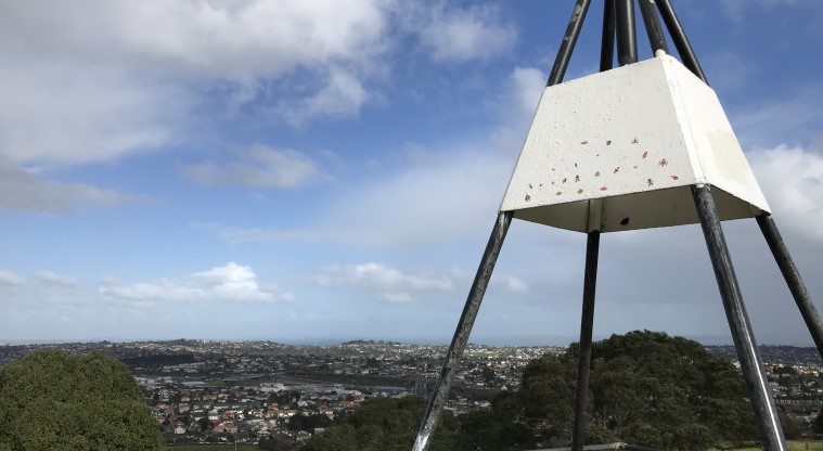 Ōwairaka / Te Ahi-kā-a-Rakataura / Mt Albert Path - View from the top of the summit across the Auckland isthmus.