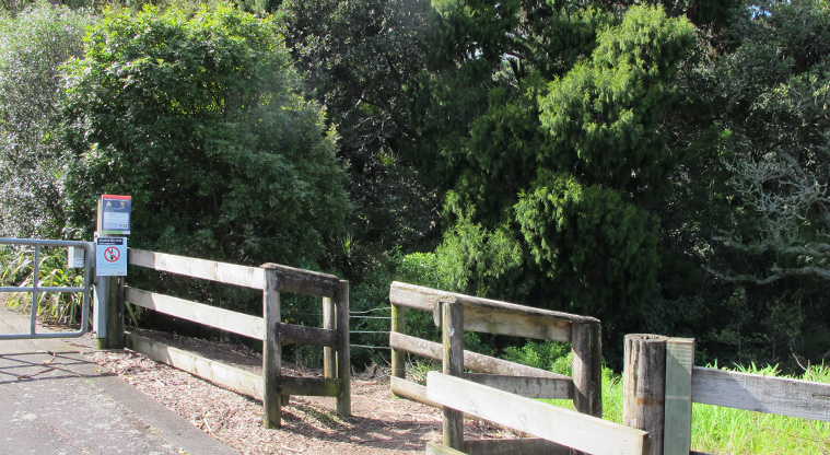Point View Loop Path - The path starts off Gracechurch Drive.