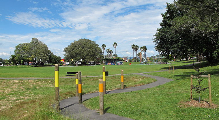 Potters Park Path - Kids learn to ride track.
