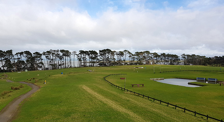 Puhinui Path - A view of Puhinui Reserve from the viewing tower.