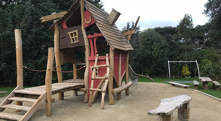 Rocky Bay Beachfront Path - The playground at Mary Wilson Reserve.