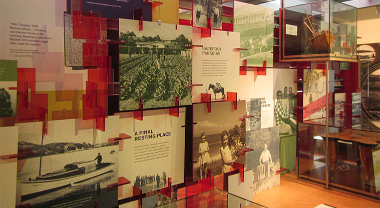 Rotoroa Island North Path - The exhibition centre reveals the story of the island’s history as a sanctuary for recovering alcoholics.