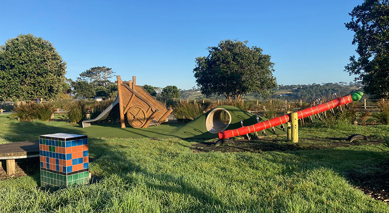 Sanders Reserve Beginners Path – There is a great playground right next to the Beginners Path.